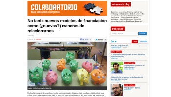 Bifurquem posts entorn de l’economia compartida a eldiario.es